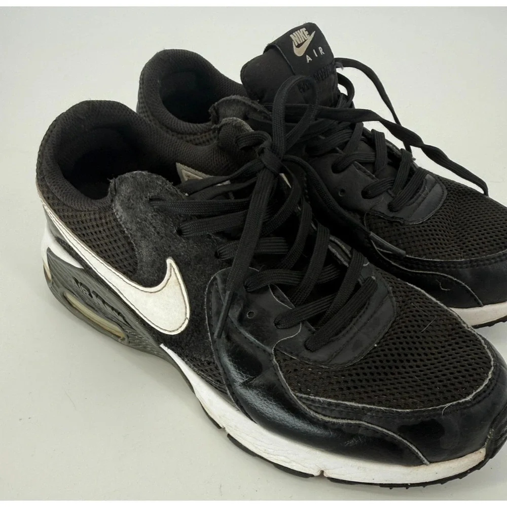 Nike Air Max Black White Mesh Running Sneakers Lace Up Women's Size 8 CD5432-003